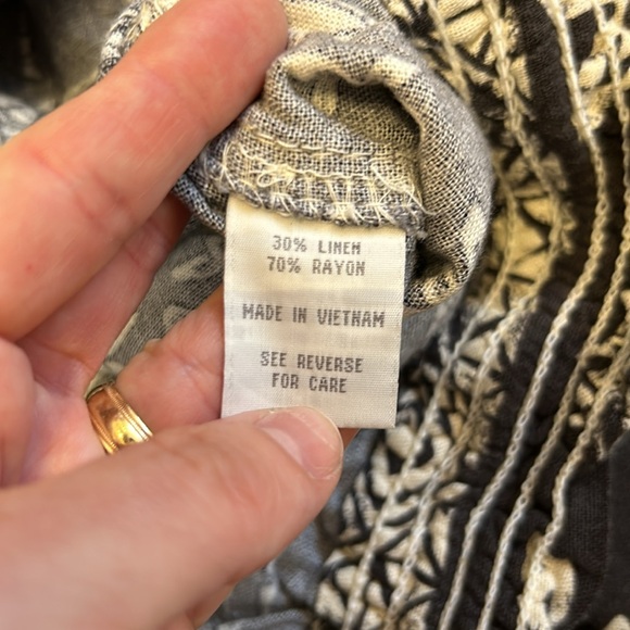 Cali 1850 Linen Island Wide Leg Pants - Picture 4 of 8